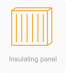 Insulating panel