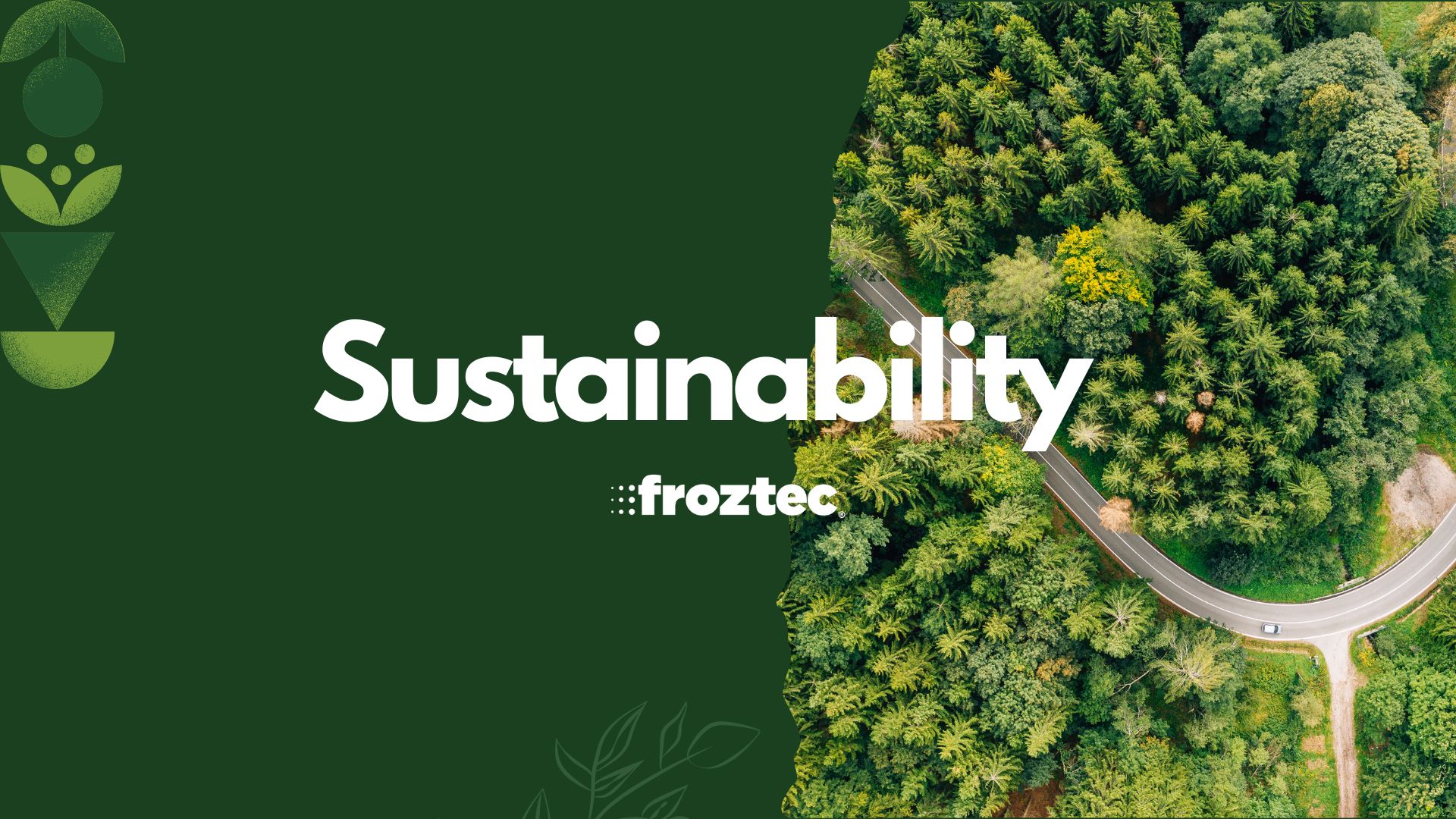 Green and white Sustainability modern presentation (1)