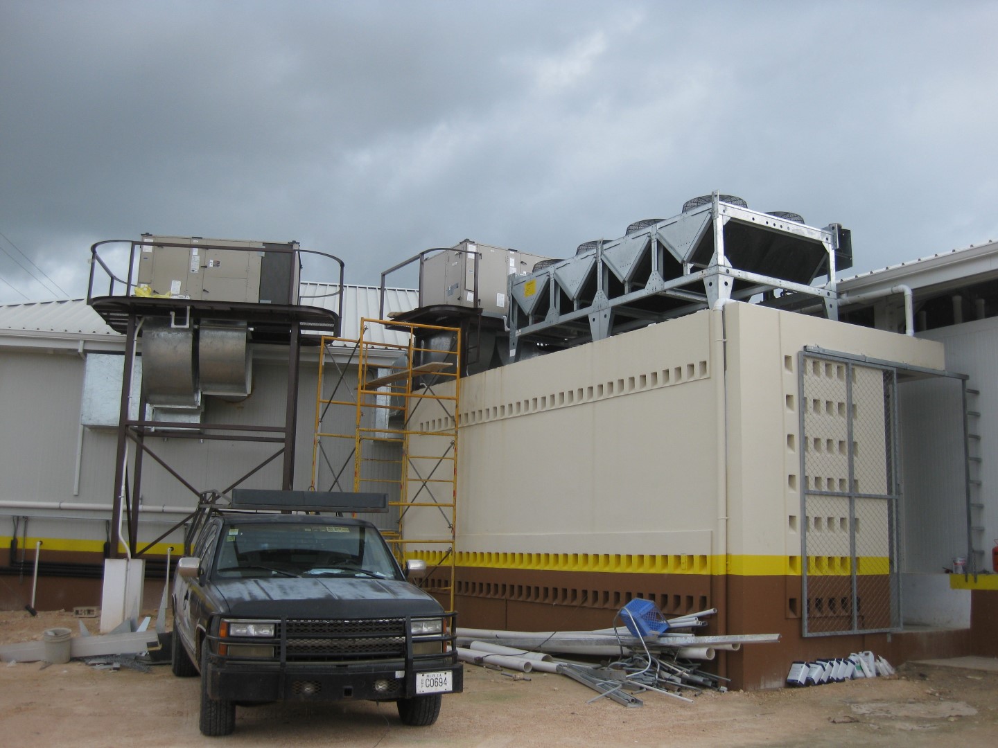 condenser on roof